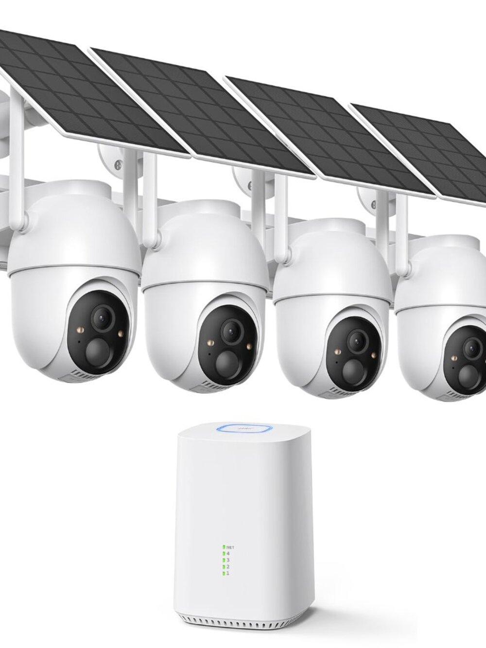NEW ELYSOO 2K / 4MP Home Security Camera System 2.4G 64GB Local Storage Included